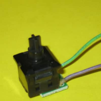 lightly used Boss ON / OFF Foot Switch - black hard plastic on very small green circuit board + green & purple wires for Boss compact size pedals (works fine) came off of a lightly used 2010 SYB5 pedal (NO pedal included / NO other items included) image 11