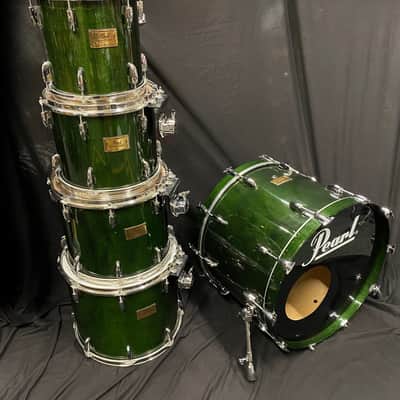 Pearl Masters Studio Birch Late 80's Early 90's - Emerald Mist image 2