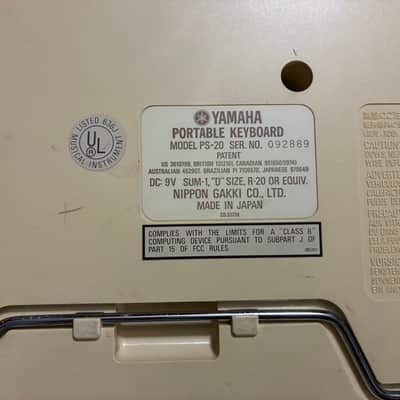 Yamaha PS-20 Automatic Bass Chord System 1981 image 6