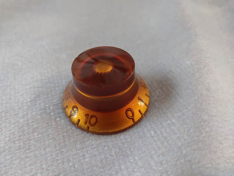 Gibson style, "speed knob" 1 Knob, Gold image 1