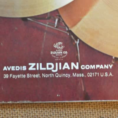 Zildjian Set-Ups of Famous Drummers vintage catalog booklet brochure 1969 image 10