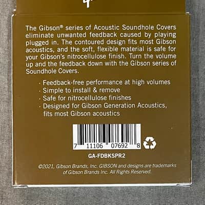 Gibson Generation Acoustic Soundhole Cover W/ Pickup Access image 4