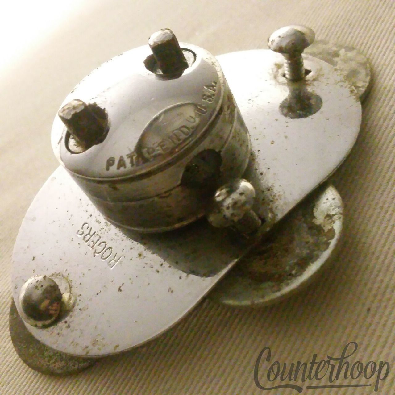 Rogers Swivomatic Hex Floor Tom Drum Leg Mount Cymbal Arm Cleveland Vintage 60s — main photograph