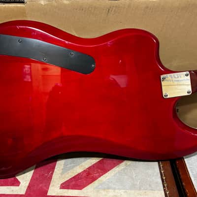 DeArmond Jet Star Special Crimson Red Transparent Electric Guitar image 13