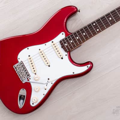 1983 Fender Stratocaster '62 Vintage Reissue JV ST62-65 Candy Apple Red 100% Original, Japan MIJ Fujigen image 1