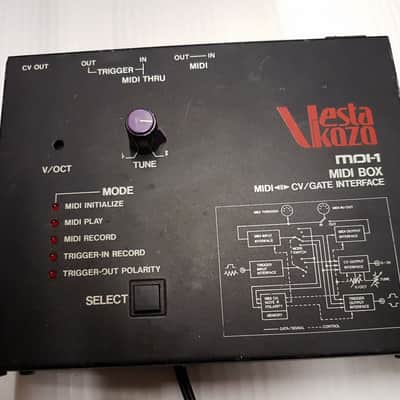 80's VESTA KOZO MDI 1 MIDI BOX MIDI to CV / GATE INTERFACE for old synths image 1