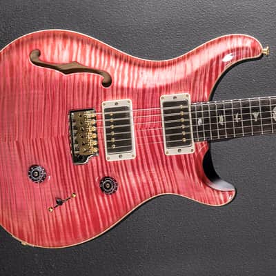 Paul Reed Smith Custom 24 Semi-Hollow Wood Library Limited - Bonnie Pink w/Korina image 1