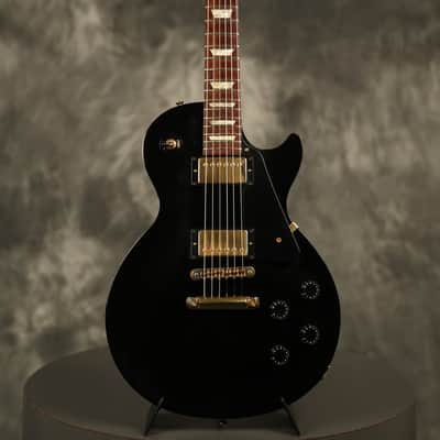 1994 Gibson Les Paul Studio Black/Ebony with GOLD hardware image 2