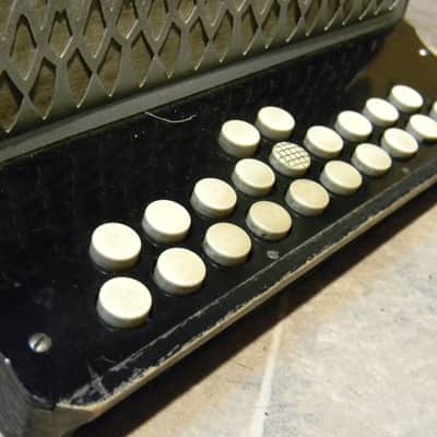 antique historic HOHNER CLUB MODELL 1 diatonic button accordion Germany 1930s image 9