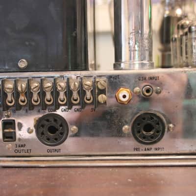 McIntosh MC60 60-Watt Mono Tube Monophonic Monoblock Power Amplifier 1955 - 1961 - Black (with extra tubes) image 7