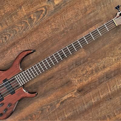 Tobias Signature 5 String Bass. 1990 Catalog Bass. Unique 1 of a Kind. Bubinga-Wenge image 2