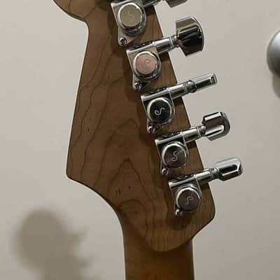 Warmoth Stratocaster - Black to Clear Burst image 15