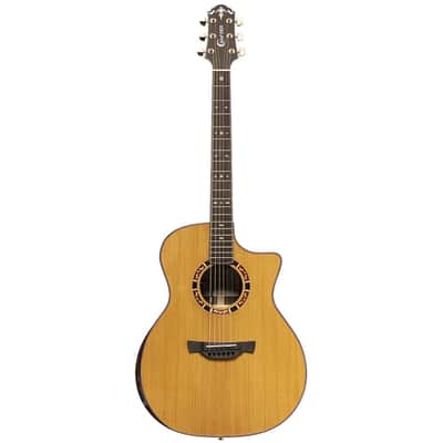 Crafter VL G22CE VVS VL Series Grand Auditorium Cutaway Solid Spruce Top Mahogany Neck 6-String Acoustic-Electric Guitar w/Gig Bag image 4
