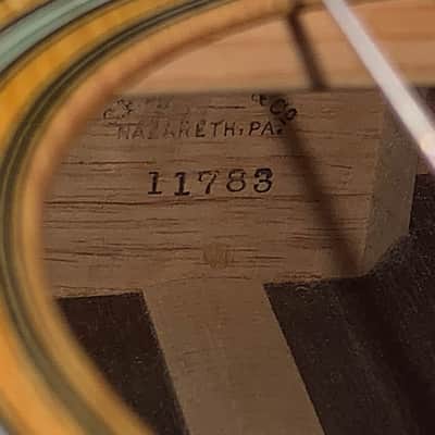 1913 Martin 0-28 Brazilian Rosewood, Adirondack Spruce, Herringbone Trim w Ditson Provenance image 21