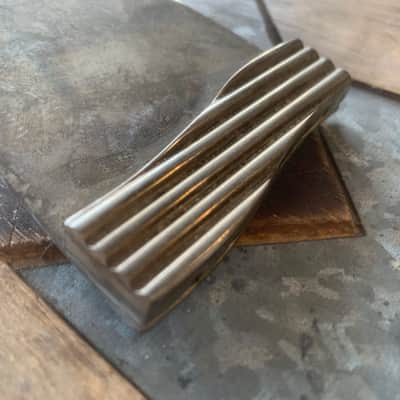 Real Life Relics Nickel Solid Plate Archtop Tailpiece Ornate Deco Gretsch    [S9] image 4