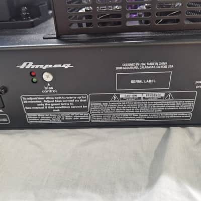 Ampeg PF-50T Portaflex 50-Watt Tube Bass Amp Head 2015 - Present - Black image 14