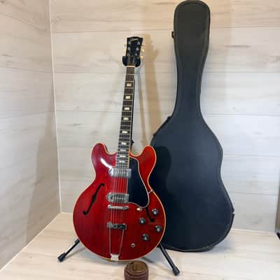Gibson Vintage 1967 ES-330TD Hollowbody Electric Guitar Cherry w/ Vintage Chipboard Case image 14