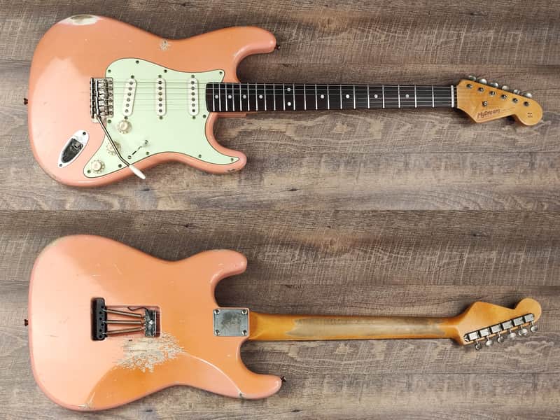 MyDream Stratocaster Custom Built - Relic Shell Pink Hepcat '69 image 1