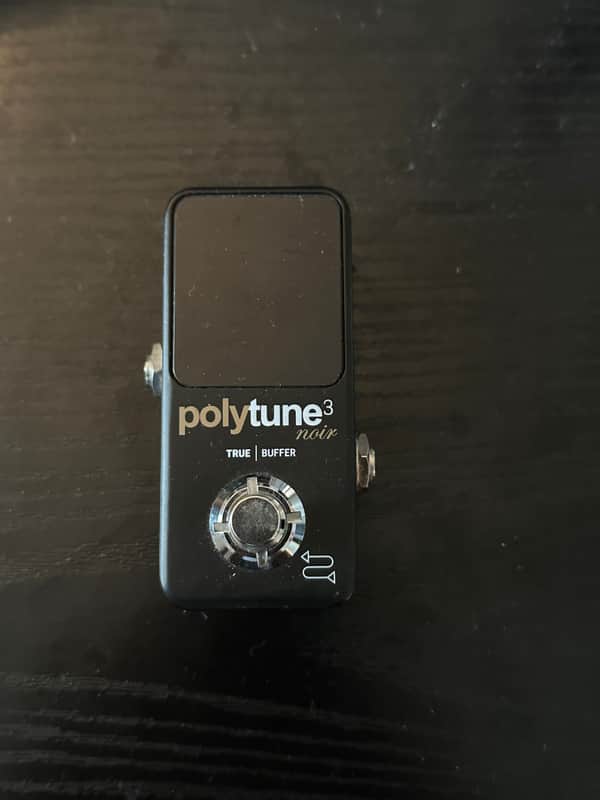 TC Electronic Polytune 3 Noir Mini Polyphonic Tuning Pedal