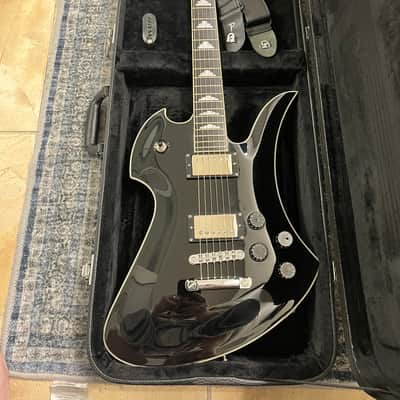 B.C. Rich Mockingbird 1990's Black Made in Japan MIJ w/ Bag | Reverb