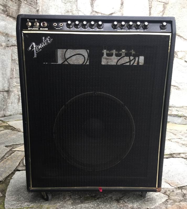 Fender Studio Bass 1979 - Black Face 220 Volts European image 1
