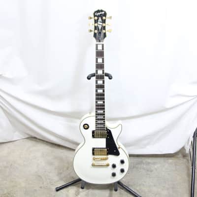 Epiphone LP-Custom Inspired by Gibson 6 String Electric Guitar - White image 2