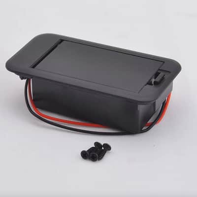 9V Bass Guitar Battery Box Compartment Case image 1