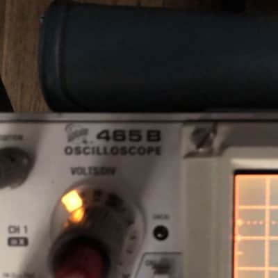 Tektronix 465B Oscilloscope 1980/90s Blue/Green image 3