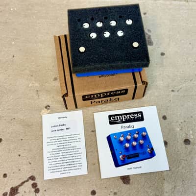 Used Empress ParaEq with Boost Circa 2010's Blue with Box image 8