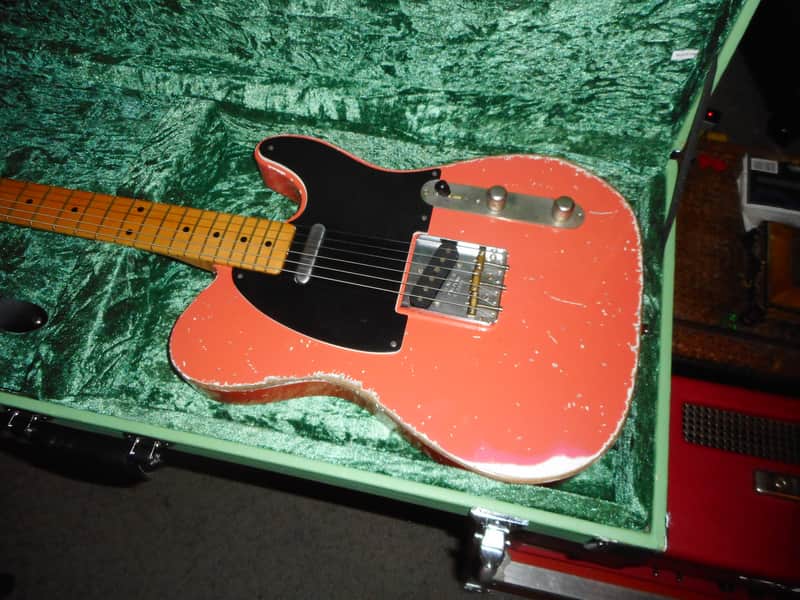 Scarecrow Guitars 1952 Tribute 2024 - aged red (Fender Neck and hardware) image 1