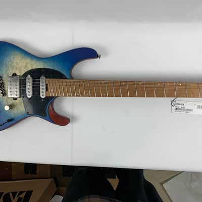 Ibanez QX54QM Blue Sphere Burst Matte BSM Q Series Quest Standard -NEW + GIG BAG - ACTUAL PICS IN AD image 17
