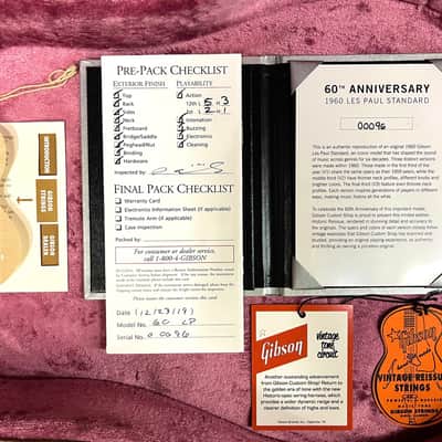 Gibson Les Paul Custom Shop 1960 Les Paul Standard (R0) 60th Anniversary Limited Edition Historic Collection Reissue Antiquity Burst del 2020 image 8