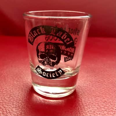 2006 Black Label Society Shot To Hell Promo Shot Glass Roadrunner Records RARE Zakk Wylde image 1