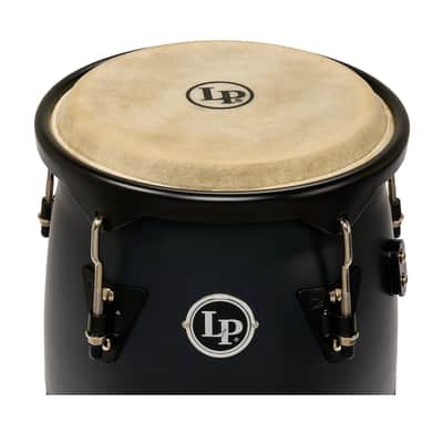 Latin Percussion 10"/11" Discovery II Conga Set w/ Aluminum Stand - Onyx image 2