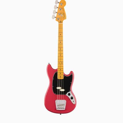 Fender American Professional Classic Mustang Bass MN Faded Dakota Red image 1