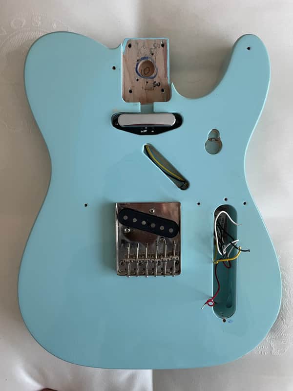 Fender Vintera 50s mod Loaded Body 2019/2020 - Daphne Blue image 1