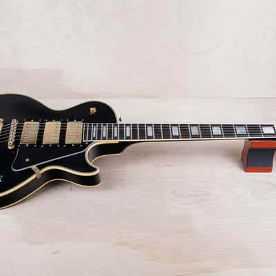 Greco Mint Collection EGC-600 MIJ 1984 Ebony 3 Pickup Black Beauty '68 Reissue Screamin PAFs Japan w/ Bag image 2