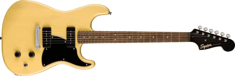 Paranormal Strat-O-Sonic, Laurel Fingerboard, Black Pickguard, Vintage Blonde image 1