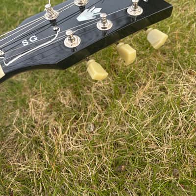 Gibson SG Standard 2016 - Gloss Ebony BareKnuckle Peacmaker Pickups image 18