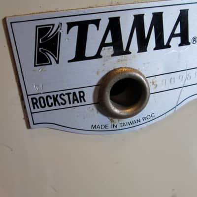 Tama Rockstar 16x16" vintage floor tom Drum circa 1985/95 Off White image 2