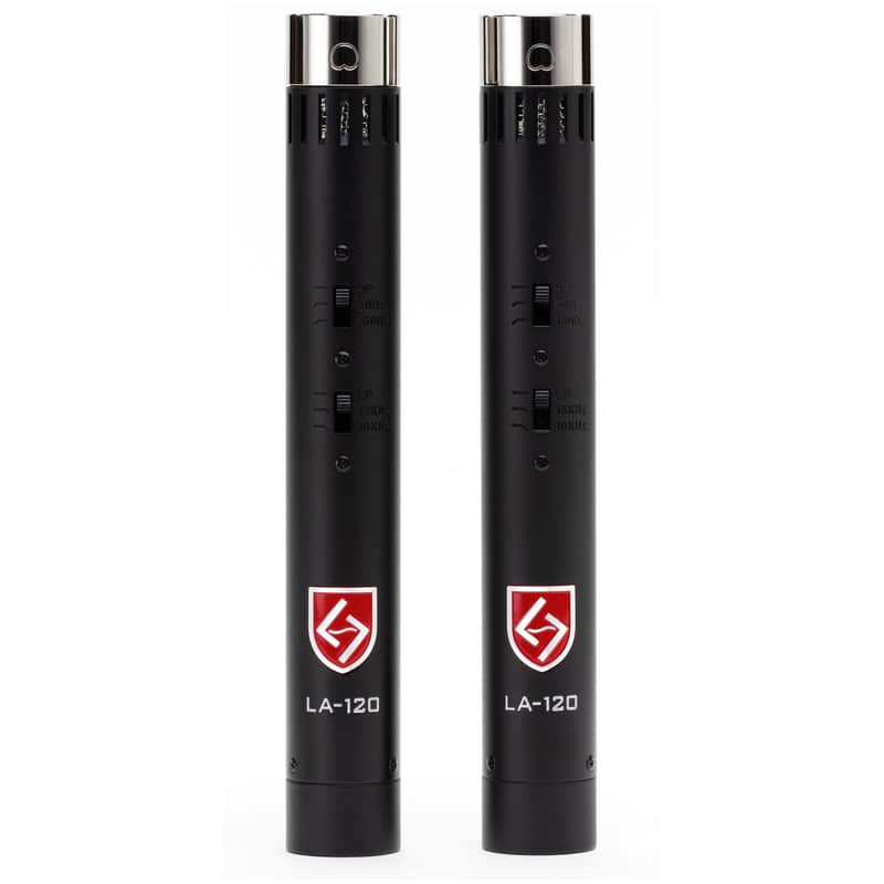 Lauten Audio LA-120 V2 Small-Diaphragm Condenser Microphone, Pair image 1
