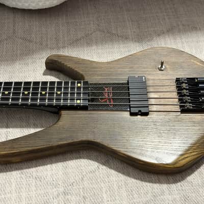 Status Graphite S2 custom 2010s 5 string headless bass image 5