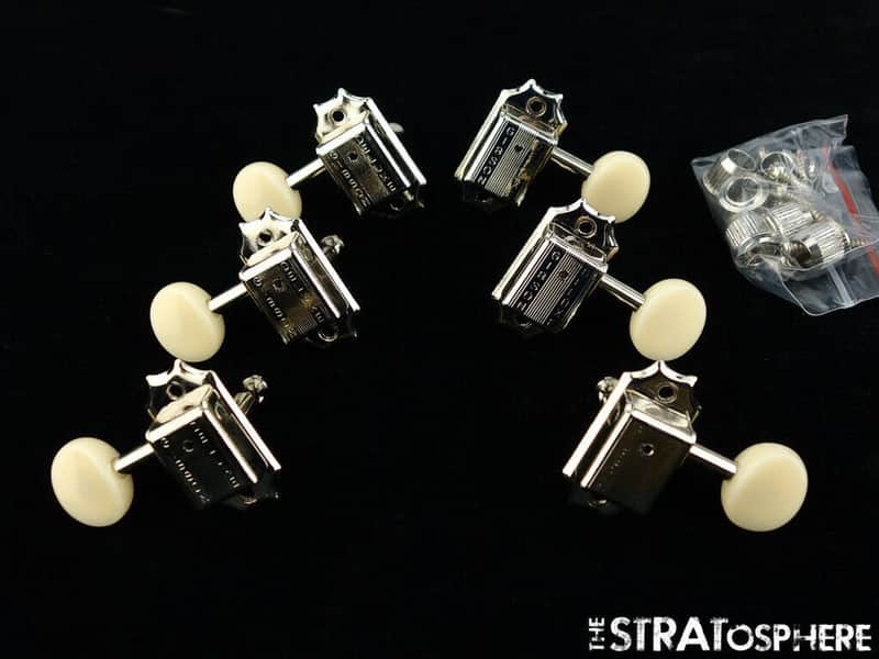 6 Gibson USA Les Paul Special Tribute Deluxe TUNERS Tuning Pegs American Chrome image 1