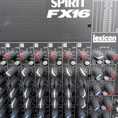 Soundcraft  Spirit FX16 Mixer with Lexicon FX & table stand image 6
