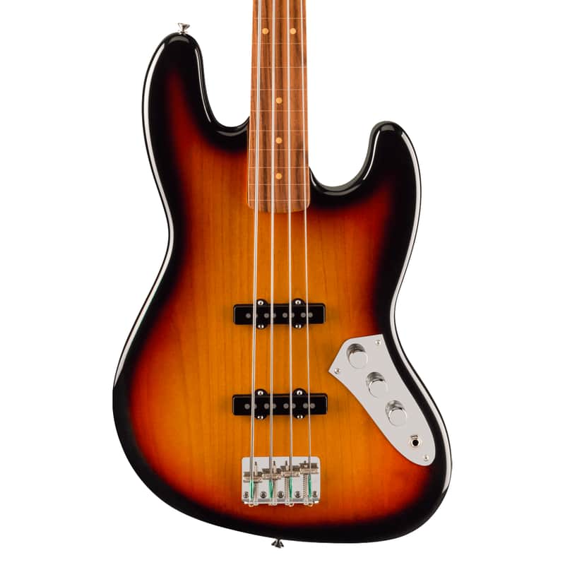 Used Fender Jaco Pastorius Jazz Bass - 3-Color Sunburst w/ Pau Ferro FB image 1