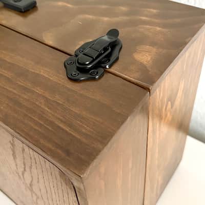 6Ux104HP Portable Eurorack Case Powered Dark Walnut Module and Cables image 15