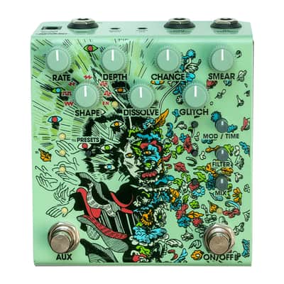 Old Blood Noise Endeavors Parting Glitch Delay / Reverb Pedal (Green) image 1