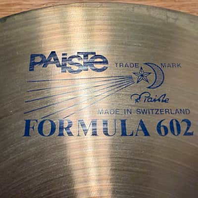 Vintage ‘83 Paiste 602 Blue Label 14” Heavy Hi Hat image 10