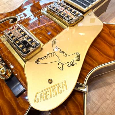 Gretsch Limited Edition Falcon Center Block Jr. with Bigsby Quilted Maple Top 2025 - Roundup Orange image 10