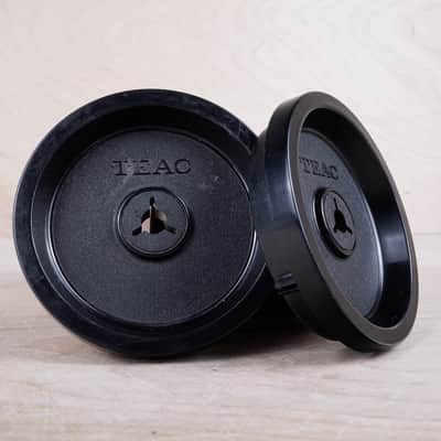 TEAC NAB Hub Adapter Pair for 10.5" Reels Black Set of 2 Original OEM image 1